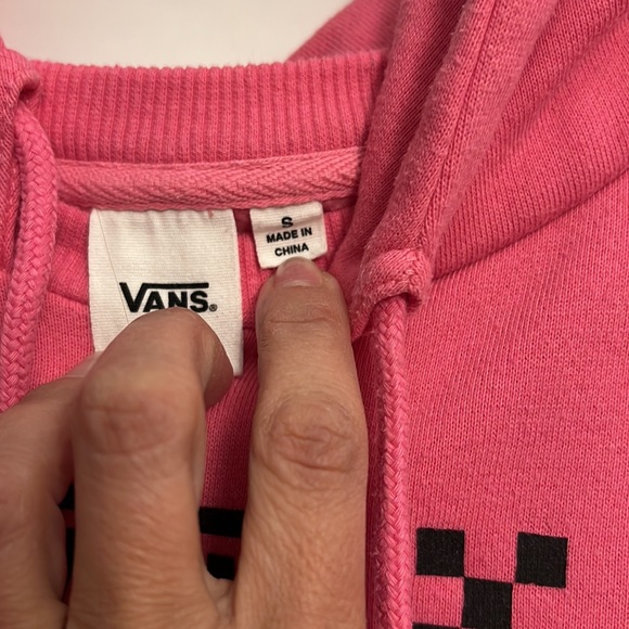 Vans hoodie. Super cute! Like new. Size small. - Picture 2 of 3